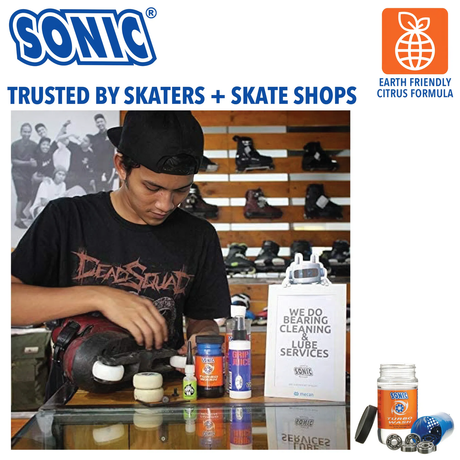 SKASON-TBO-WSH Sonic Turbo Wash – Classic | Kugellager Reinigungsset mit Reinigungsmittel | Skatewerkzeug | Skatewerkzeug | Kugellager-Presse und Zieher | Skatewerkzeug Skatetool Skatewerkzeug Tool for Quads Tool for Inline Skates Lörrach Freiburg Basel Inliner Skateschule und Skateshop Weil am Rhein SkaMiDan Deutschland Germany

