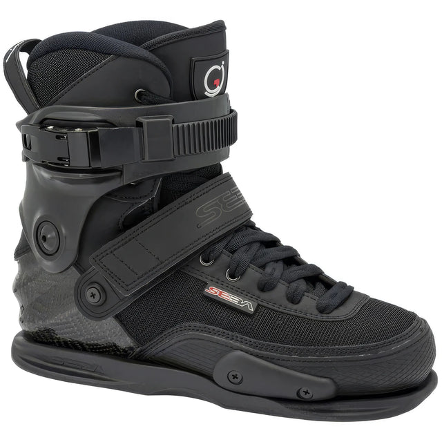 SKASSK-BCJ-BK SEBA CJ Carbon Boots only – Schwarz | Boots only | UFS Mounting | Aggressive Inlineskates Rollerblades aggressiv Aggressive Skates Stunt Skates Rollerblading Aggressive Inline Best Aggressive Skates Urban Inline Skates Free Skates Top Stunt Skates Inliner Lörrach Freiburg Basel Inliner Skateshop SkaMiDan Weil am Rhein Deutschland Germany