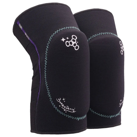 SKATE60300 TRIPLE EIGHT Barbie Patin Reversible Soft Knee pads | Violett und Schwarz in einem | Schlanke, umkehrbare Knieschützer | Knieschoner Gelenkschutz Schützer Schoner Inliner Schoner Inline Schützer protectors skate Skate Schützer Inliner Schützer Schutzausrüstung Fingerschutz Handschuhe inline skating inliner inlineksaten rollerbladen rollerskaten Inlineskates Rollerblades Fitness Skates Slalom Skates rollerblades rollerblading inline skating Lörrach Freiburg Basel Inliner Skateschule und Skateshop 
