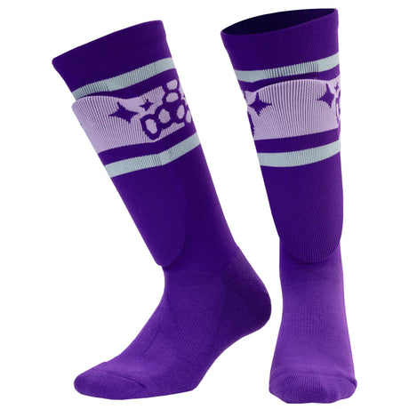 SKATE60921 TRIPLE EIGHT Barbie Patin Shin Guards Socks | Purple | Schienbeinschoner Socken | Polster Hose | Protektoren Helm Protector Helmet Skater Schutzausrüstung Skate Protective equipment Handgelenkschoner Knieschützer Ellenbogen Polster Schienguards Schienbeinschoner | Lörrach Freiburg Basel Inliner Skateschule und Skateshop Weil am Rhein SkaMiDan Deutschland Germany
