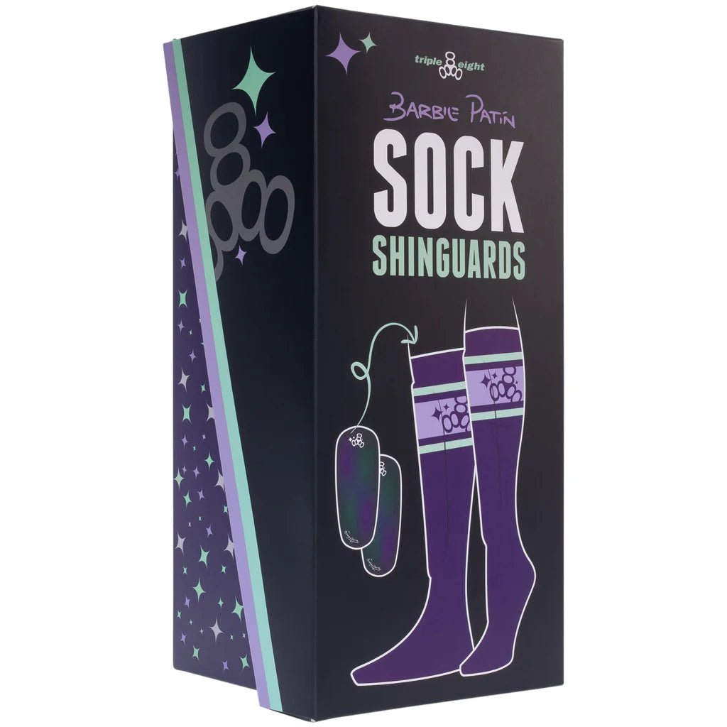 SKATE60921 TRIPLE EIGHT Barbie Patin Shin Guards Socks | Purple | Schienbeinschoner Socken | Polster Hose | Protektoren Helm Protector Helmet Skater Schutzausrüstung Skate Protective equipment Handgelenkschoner Knieschützer Ellenbogen Polster Schienguards Schienbeinschoner | Lörrach Freiburg Basel Inliner Skateschule und Skateshop Weil am Rhein SkaMiDan Deutschland Germany
