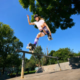 SKATE60921 TRIPLE EIGHT Barbie Patin Shin Guards Socks | Purple | Schienbeinschoner Socken | Polster Hose | Protektoren Helm Protector Helmet Skater Schutzausrüstung Skate Protective equipment Handgelenkschoner Knieschützer Ellenbogen Polster Schienguards Schienbeinschoner | Lörrach Freiburg Basel Inliner Skateschule und Skateshop Weil am Rhein SkaMiDan Deutschland Germany
