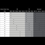 SKAWIFM-PR80-SV WIZARD PR Silver Frames – Wizard Inline Frames | Progressive Rocker | UFS Mounting | Wizard Inline Skating | Fitness & Urban Inline Skating Inline Skating | Urban Inline Skating Frames Rahmen für inline Skates Frames for inline Skating Urban Inline Skating Frames Inliner Rahmen für das urbane Gelände Lörrach Freiburg Basel Inliner Skateschule und Skateshop Weil am Rhein SkaMiDan Deutschland Germany
Size Chart Größentabelle