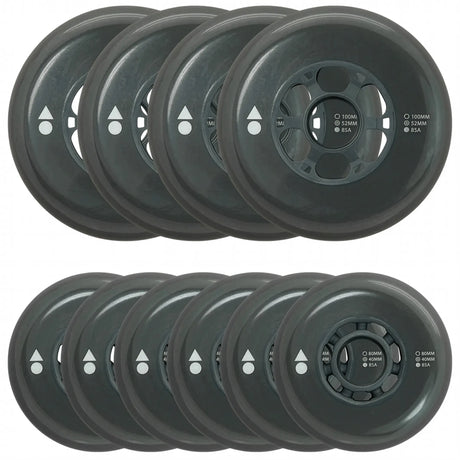 SKAWIWL-AD1007685-GY-GY/100 WIZARD Advanced Wheels – Wizard Advanced Frame Rollen | 76mm, 80mm, 84mm & 100mm – 85A | Wizard Inline Skating Rollerblading Wheels Inline Skating Rollerblading Inlineskaterollen Skating Wheels for Rollerblader  Rollen für Inlineskater Lörrach Freiburg Basel Inliner Richtige Größe right Size for Rollerblades Langhaltende Inlineskaterollen Longlasting Wheels for Rollerblading Skateschule und Skateshop Weil am Rhein SkaMiDan Deutschland Germany
