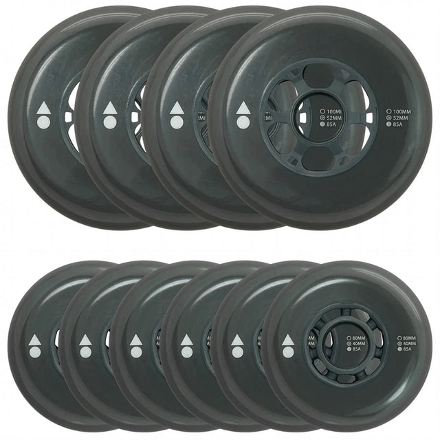 SKAWIWL-AD1007685-GY-GY/100 WIZARD Advanced Wheels – Wizard Advanced Frame Rollen | 76mm, 80mm, 84mm & 100mm – 85A | Wizard Inline Skating Rollerblading Wheels Inline Skating Rollerblading Inlineskaterollen Skating Wheels for Rollerblader  Rollen für Inlineskater Lörrach Freiburg Basel Inliner Richtige Größe right Size for Rollerblades Langhaltende Inlineskaterollen Longlasting Wheels for Rollerblading Skateschule und Skateshop Weil am Rhein SkaMiDan Deutschland Germany
