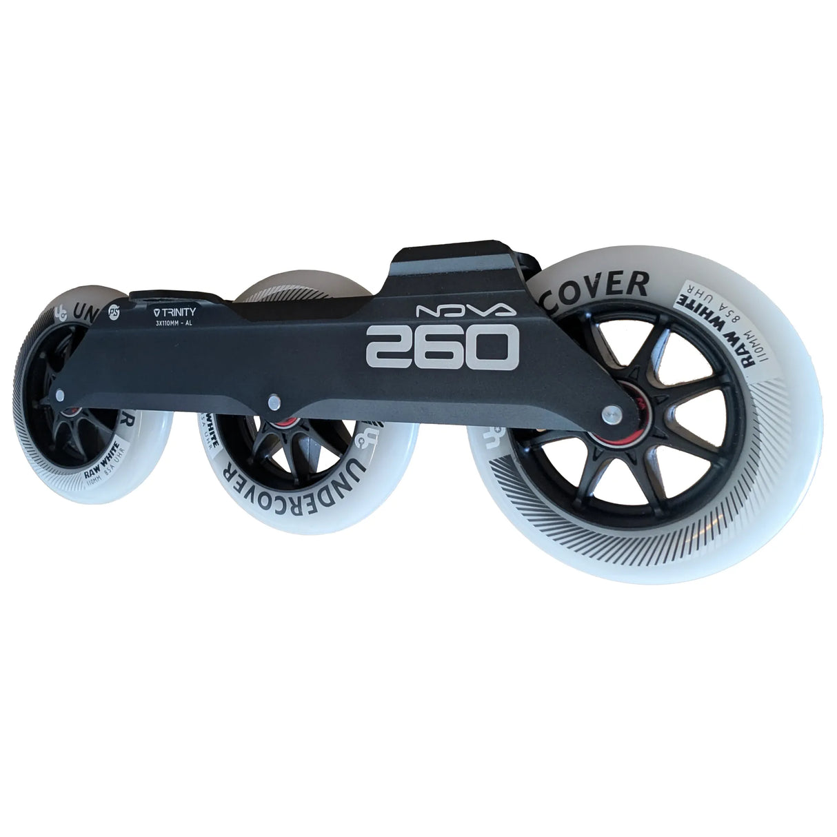 SKAWÜH1103 POWERSLIDE Nova Frame 3×110 | 260mm | Schwarz | Trinity | 1-Paar | Urban Inline Skating | Urban Inline Skating Frames Rahmen für inline Skates Frames for inline Skating Urban Inline Skating Frames Inliner Rahmen für das urbane Gelände Lörrach Freiburg Basel Inliner Skateschule und Skateshop Weil am Rhein SkaMiDan Deutschland Germany
