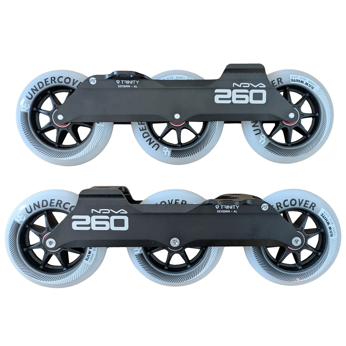 SKAWÜH1103 POWERSLIDE Nova Frame 3×110 | 260mm | Schwarz | Trinity | 1-Paar | Urban Inline Skating | Urban Inline Skating Frames Rahmen für inline Skates Frames for inline Skating Urban Inline Skating Frames Inliner Rahmen für das urbane Gelände Lörrach Freiburg Basel Inliner Skateschule und Skateshop Weil am Rhein SkaMiDan Deutschland Germany
