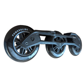 SKAWÜH3100 POWERSLIDE Elite AL Frame 3x100mm 250mm + Hurricane Wheels 3×100mm 86a | Black | Urban Inline Skating | Urban Inline Skating Frames Rahmen für inline Skates Frames for inline Skating Urban Inline Skating Frames Inliner Rahmen für das urbane Gelände Lörrach Freiburg Basel Inliner Skateschule und Skateshop Weil am Rhein SkaMiDan Deutschland Germany
