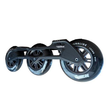 SKAWÜH3100 POWERSLIDE Elite AL Frame 3x100mm 250mm + Hurricane Wheels 3×100mm 86a | Black | Urban Inline Skating | Urban Inline Skating Frames Rahmen für inline Skates Frames for inline Skating Urban Inline Skating Frames Inliner Rahmen für das urbane Gelände Lörrach Freiburg Basel Inliner Skateschule und Skateshop Weil am Rhein SkaMiDan Deutschland Germany
