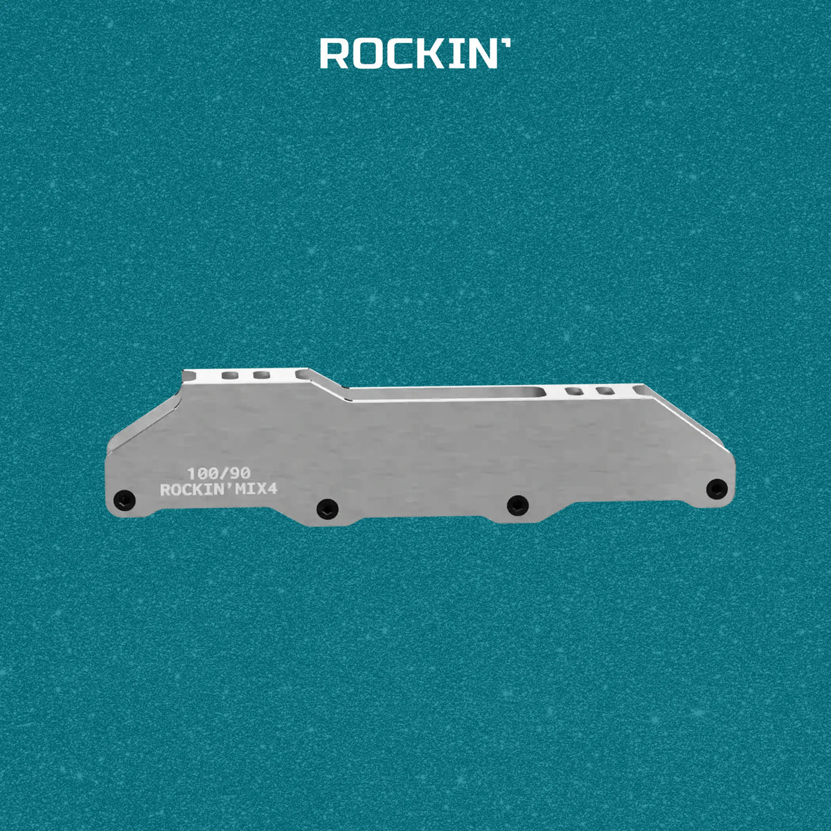 SKArockin410090/165 ROCKIN’ MIX4 100/90 | 2x100 + 2x90 | 283mm | 165mm Dual Point Mounting | 1-Paar | Inline Wizard Skating | Rockin Frames