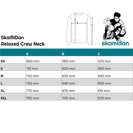SkaMiDan Basic Relaxed Crew Neck | Bio | 100% Baumwolle aus biologischem Anbau Organic | 100% cotton from organic farming SkaMiDan Merch Kids Children Bekleidung Clothing Clothes Skate Shirt Skate Gear Skating T-shirts pullover skate klamotten zum skaten inline skating roller skating rollerblading inlineskaten rollerbladen weil am rhein lörrach freiburg basel inliner sportbekleidung sportkleidung funktionskleidung Skating School Skateshop Skateschule Skaterladen Deutschland Germany