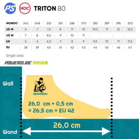 SKA120024 POWERSLIDE REIGN Triton 80 Hockey Inline Skates | Trinity X | Hockey Skates | Schwarz | Hartschalen Schlittschuhe Freestyle Schlittschuhe Erwachsene Eiskunstlauf Klassisch Schlittschuhe Schlittschuhe für Kinder Kinder Erwachsene Größenverstellbar Größenverstellbare Schlittschuhe Größenverstellbare Schlittschuhe für Kinder Schlittschuhkufen Kufen für Inlineskates Schlittschuhkufen für Skates Rollerblades rollerblading convertible ice blades transformer ice blades inline skating inlineksates inline 