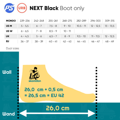 SKA908329 POWERSLIDE Next 80 Core Black Urban Inlineskates Inline Skating Inliner Skateshop und Skateschule Weil am Rhein SkaMiDan