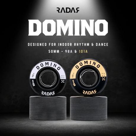 SkaMiDan RADAR Domino 50 Wheels – 50mm x 31mm – verschiedene Farben & Härtegrade | Rollen für Rollschuhe | Dance, Derby & Park Rollen Roller Skating Rollen Wheels Quad Rollen Quad Wheels Outdoor Indoor Dance Jam Park Rollen Lifestyle Roller Skates Rollschuhe Park Tanz Rollschuhe Barbie Park Quad Skates Roller Skates Lifestyle Rollschuhe Skatepark Rollschuhe Chaya Quad Skates Aggressive Quad Skates Rollschuhe Stunt Rollschuhe Rollkunstlauf Rollschuhe Rollerskates Schwarze Rollschuhe Lifestyle Rollschuhe Roll