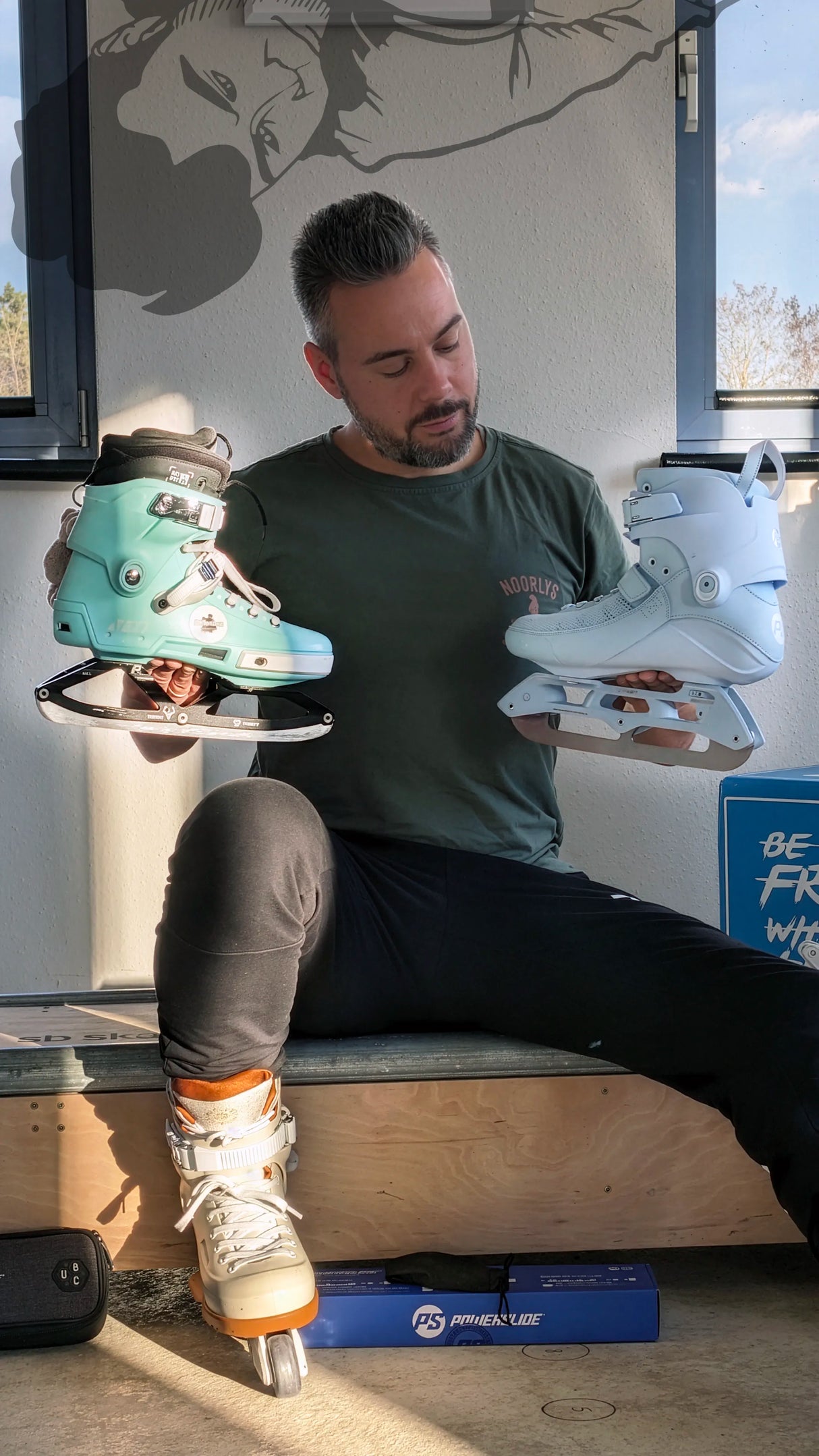 GC Ice Hockey UFS Frame Kit | Ground Control ice skate blades for UFS Mounting Inline Skates