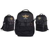 SWINGS Wings Bag Black | Backpack | Stylish skate backpack with holders for inline skates, etc.