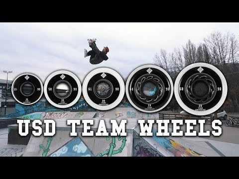 USD Team Wheels 55mm 90A | 4 pack | Aggressive inline wheels