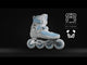 SKAFRSK-NEO190-LZ FR Skates Neo 1 – LZ Promodel – White Blue – Linda Zhu | 165mm Dual Point Mounting | Urban & Freestyle Inlineskates Slide Inline Skates Rollerblades Urban Inline Skating Freeskates Trainng Skates Strecken Skates Trinity Skates Einsteiger Beginner Inlineskates Inliner Fitness Inliner City Skates Fitness Inliner Sport Skates Sport Inliner Rollerblades Rollerblading Lörrach Freiburg Basel Inliner Skateschule und Skateshop Weil am Rhein SkaMiDan Deutschland Germany