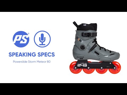 SKA908453 POWERSLIDE Storm Meteor 80 | 80mm 88A SHR ABEC 9 | 165mm Dual Point Mounting | Urban Inlineskates Inline Skates Rollerblades Urban Inline Skating Freeskates Trainng Skates Strecken Skates Trinity Skates Einsteiger Beginner Inlineskates Inliner Fitness Inliner City Skates Fitness Inliner Sport Skates Sport Inliner Rollerblades Rollerblading Lörrach Freiburg Basel Inliner Skateschule und Skateshop Weil am Rhein SkaMiDan Deutschland Germany
