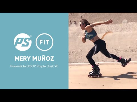 Powerslide Doop Purple Dusk 90 | Trinity X | Step-In Inline Skates