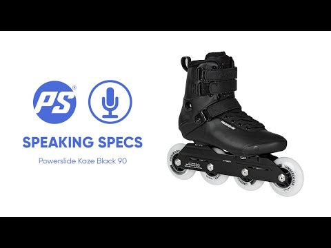 SKA908400 POWERSLIDE Kaze 90 Black | 3D Adapt | Rockerbarer Combat Frame | Trinity Mounting | Urban Inlineskates Freeskates inline trick skaten Urban Inlineskates Freestyle Inlineskates Free Skates Slalom Skates Freestyle Inlineskates Freestyle Rollerblades Slalom Blades Urban Inlineskates Freeskates Fitness Inlineskates Inlineskates Sport Inline Skates Rollerblades Urban Inline Skating Urban Inline Skating Freeskates Trainng Skates Strecken Skates Trinity Skates Einsteiger Beginner Inlineskates Inliner Fit