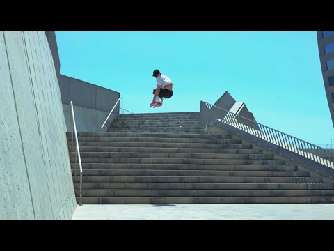 PLAYLIFE Rave Tomo Pro | White Red | Stunt Skates | UFS Mounting | Aggressive Inline Skates