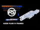 SKA800074/S/250 KIZER Team Fluid IV White/Grey SL Antirocker Frames | Inkl. Antirocker Rollen | UFS | Aggressive Inline Antirocker Rahmen | Aggressive Inline Skating Für KIZER Advance Schienen Aggressive Inline Schiene Urban Skating Classic Mounting Skating Urban Skating Powerblading Schiene aggressive frames powerblading frames speed frames ufs schinenen Inline Skating Black Freestyle Inline Skating Slalom Skating Slalom Schiene Slalom Frame Freestyle Frame Schienen Frames Speed Inline Skating Urban Inline