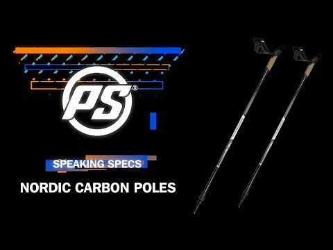 POWERSLIDE Nordic Carbon Poles adj. 130-170cm | SUV | 1-Pair | Offroad Inline Skating