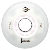 Luminous LED Wheels 72mm 85A | Luminous LED Rollen für Inlineskates in verschiedenen Farben | 4-Pack | Leuchtrollen | Fitness & Urban Inline Rollen