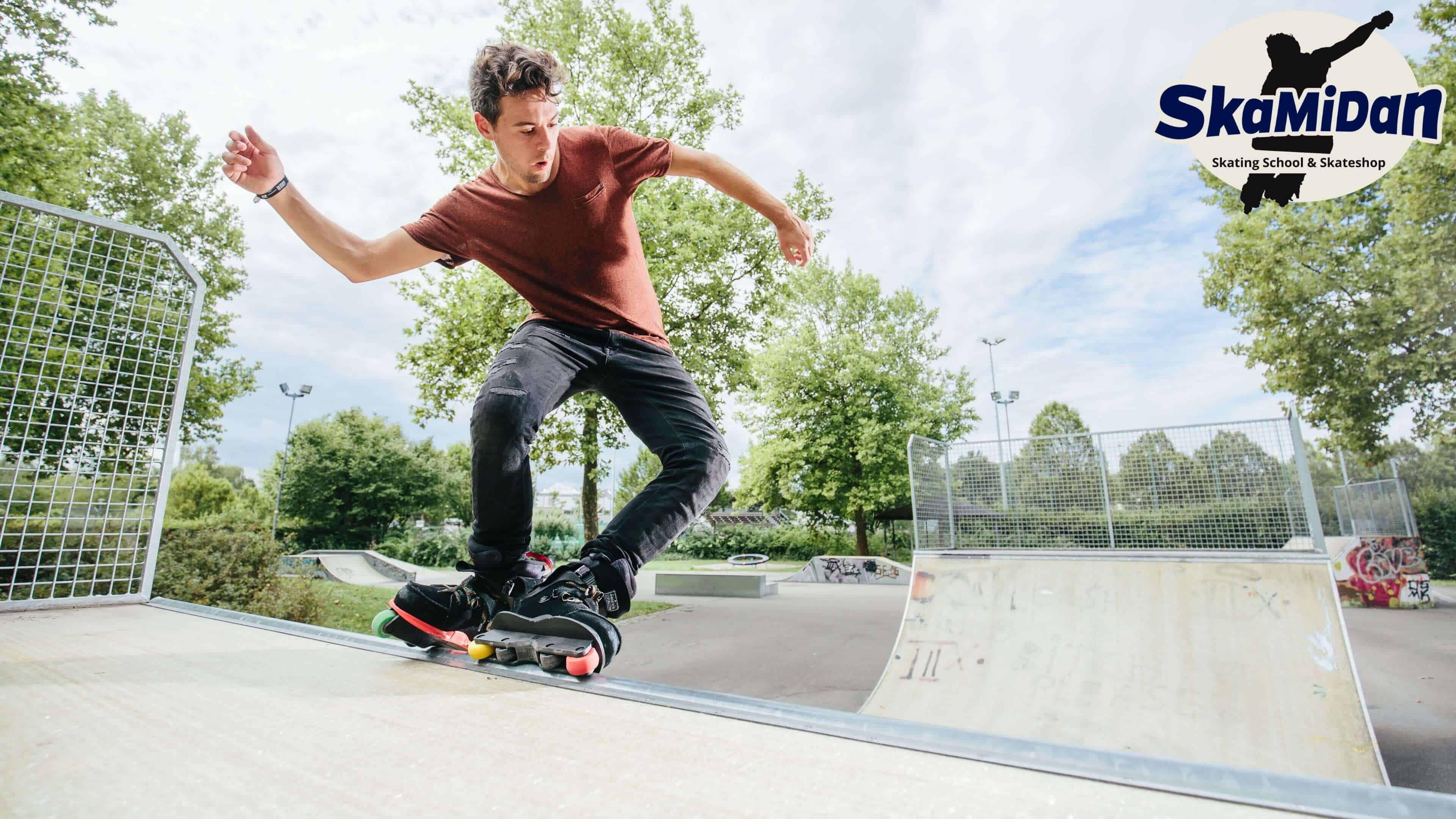 Skateschule SkaMiDan Weil am Rhein Basel Lörrach und Region Aggressive Inline Skating Kurse