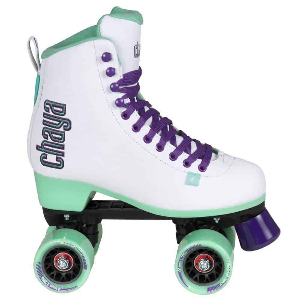 Chaya Glide white Rollschuhe Powerslide Rollerskates Retro Quad Skates 