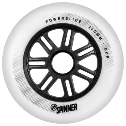 SKA905320 POWERSLIDE Spinner Wheels 110mm 85A White Inliner Skateschule und Skateshop Weil am Rhein SkaMiDan