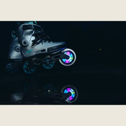 SKA905348 POWERSLIDE Graphix LED Weels Colorful 100mm 86A Inline skating roller blading wheels skate shop SkaMiDan Weil am Rhein