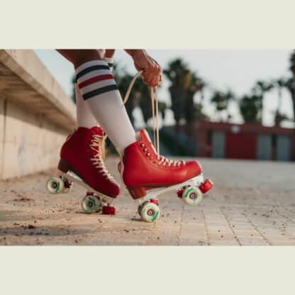CHAYA Melrose Premium Berry Red Roller Skates – SkaMiDan
